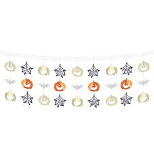 Гирлянд Микс за Хелоуин - тиква,прилеп,паяжина / Halloween