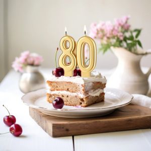 Свещичка 80 златна