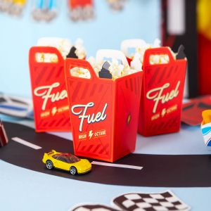 Кутия за пуканки Racing car - 6 броя