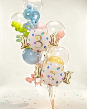 Фолио балон Бонбон / Candy с числото 3