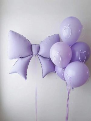 Фолио балон Панделка цвят Светло лилаво / Lavander