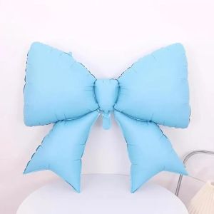 Фолио балон Панделка цвят Светло Синя / Light blue
