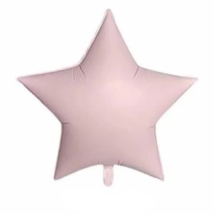 Голям фолиев балон звезда Светло розова 76 см. / Light pink