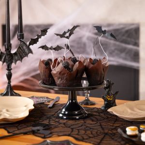 Топери / парти клечки Halloween Bat / Хелоуин Прилеп - 6 броя