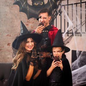 Топери / парти клечки Halloween Bat / Хелоуин Прилеп - 6 броя