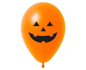 Балони Тиква и череп Хелоуин - Halloween - 5 броя
