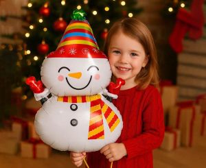 Фолио балон Снежен човек / Snowman