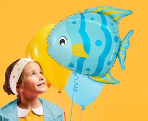 Фолио балон Синя рибка / Blue fish