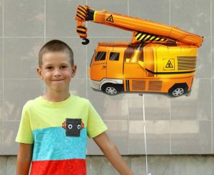 Фолио балон Камион с кран / Truck crane
