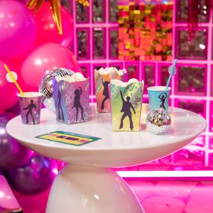 Кутия за пуканки Ретро диско парти - Retro Disco Party - 6 броя