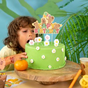 Топер за торта Capy Birthday / Capybara