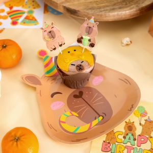Топери / парти клечки Капибара / Capybara - 9 броя