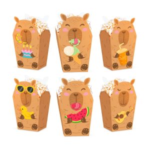 Кутия за пуканки Капибара / Capybara - 6 броя
