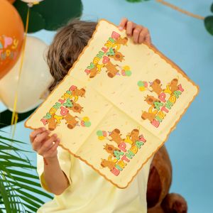 Парти салфетки Капибара с надпис Capy Birthday / Capybara