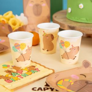 Парти чашки Капибара / Capybara - 6 броя