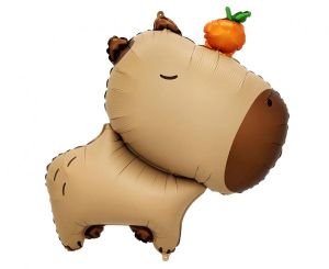 Фолио балон Капибара с портокал / Capybara