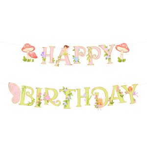 Парти банер Happy Birthday Феи / Firies