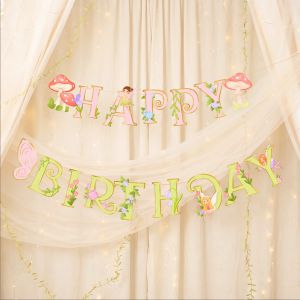 Парти банер Happy Birthday Феи / Firies