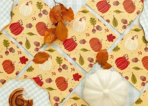 Парти салферки Тикви и жълъди / Pumpkins & acorns