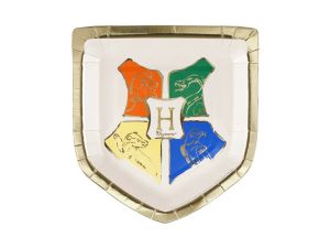 Парти чинийки Хари Потър герба на Хогуортс / Harry Potter Hogwarts crest - 6 броя
