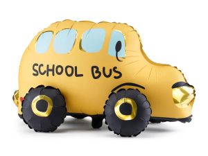 Стоящ фолиев балон Училищен автобус / School Bus