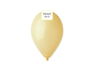 Латексов балон Mustard №43 -20 бр./пак.