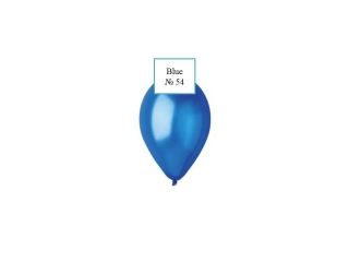 Латексов балон Blue №54 /054 - 30 см- 10 бр./пак