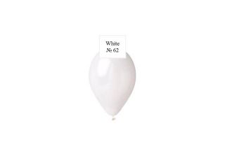 Латексов балон White №62/029 - 30 см -10 бр./пак