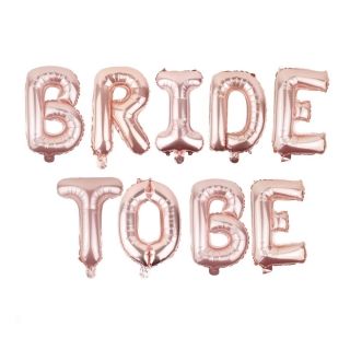 Фолио надпис "Bride to be" - Rose gold