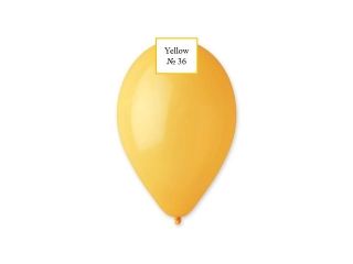 Латексов балон Yellow №36-100 бр./пак.