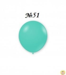 Латексов балон Aquamarine №51/050 - 12 см -100 бр./пак.
