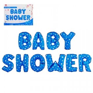Фолио надпис "Baby Shower"-син