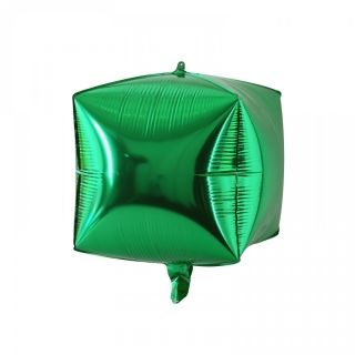 Балон "Куб" Зелен 4D