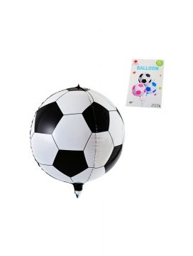 Фолио балон  3 D Футболна Топка -черна