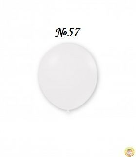 Латексов балон Прозрачен №57- 12 см -10 бр./пак