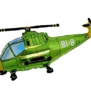 Балон фолио "Хеликоптер зелен"