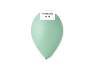 Латексов балон Aquamarine №51/30 см -с хелий 1 бр.