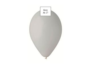 Латексов балон Grey №17/30 см -с хелий 1 бр.