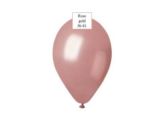 Латексов балон Rose gold №81/ 30 см- с хелий 1 бр.