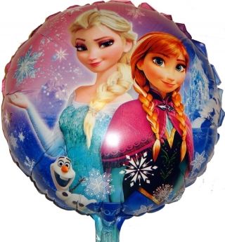 фолио балон Frozen -кръг с хелий