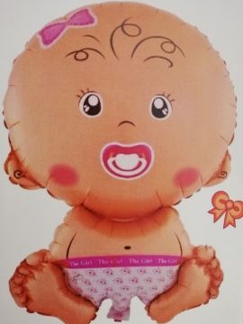 Фолио балон "Бебе момиче" с хелий