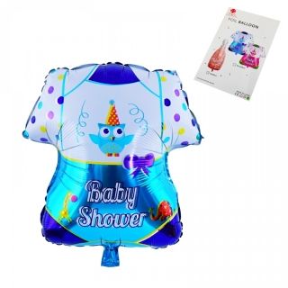 Фолио балон "Baby shower"-син с хелий