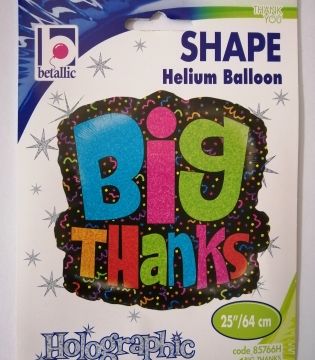 Фолио балон "Big thanks" с хелий
