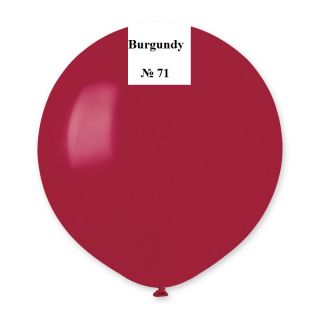 Латексов балон Burgundy №71/48 см - 1 брой с хелий