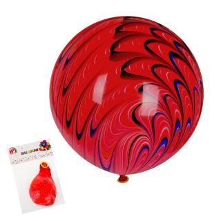 Голям балон Паун червен