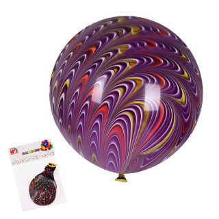 Голям балон Паун лилав