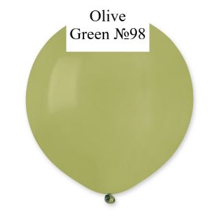 Латексов балон G 19 Olive green №98/098 - 48 см - 25 бр.