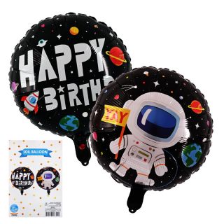 Фолио балон Happy birthday Космос
