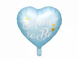 Фолио балон Сърце Mom to be - син с хелий