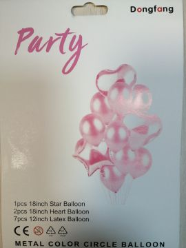 К-кт "Розово" 10 бр. балони
